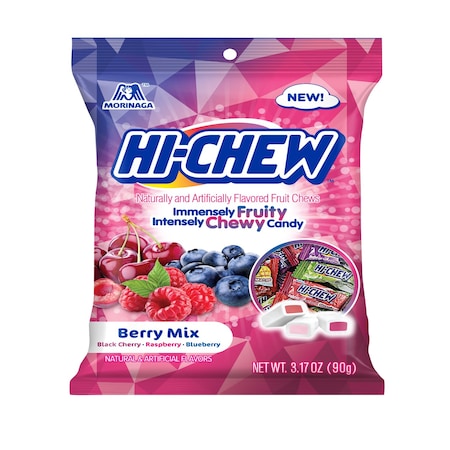 Morinaga Hi-Chew Berrys Mix Chewy Candy 3.17 Oz